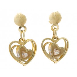 Aretes de Oro Villa de 10 Quilates-TodoenunLugar-sku: 833071