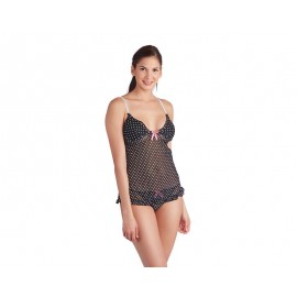 Baby Doll color Negro marca Vicky Form para Mujer-TodoenunLugar-sku: 309768