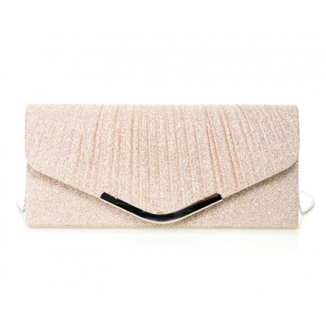 Bolsa Clutch color Dorado marca Sahara para Mujer-TodoenunLugar-sku: 305361