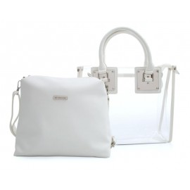 Bolsa de Mano marca 18 Forever color Blanco para Mujer-TodoenunLugar-sku: 305788