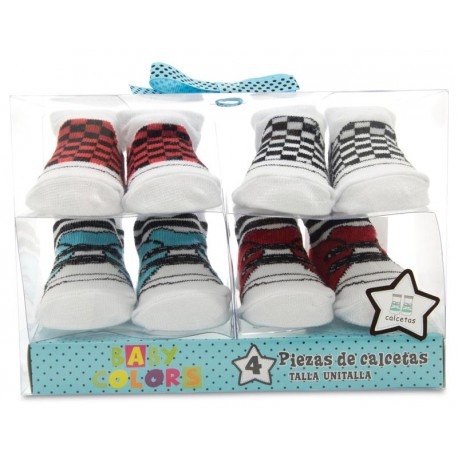 Set de Calcetas marca Baby Colors para Bebé Niño-TodoenunLugar-sku: 593794