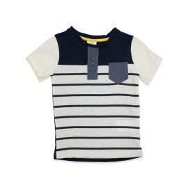 Playera Cuello Redondo marca Baby Colors para Niño-TodoenunLugar-sku: 502946