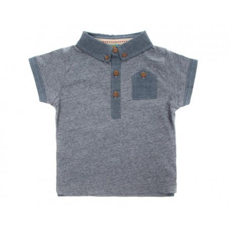 Playera Polo Azul marca Grafito Baby para Bebé Niño-TodoenunLugar-sku: 500283