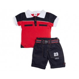 Conjunto con Short Azul para Niño Baby Colors-TodoenunLugar-sku: 504626