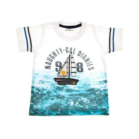 Playera Baby Colors Blanca-TodoenunLugar-sku: 504535