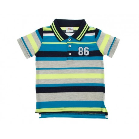 Playera Azul Baby Colors para Bebé Niño-TodoenunLugar-sku: 500329