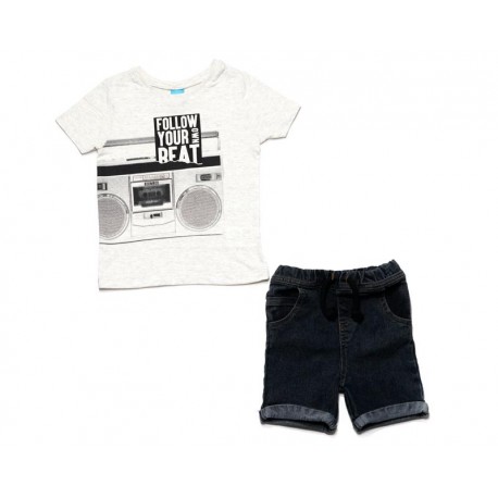 Conjunto con Short marca Grafito Baby para Niño-TodoenunLugar-sku: 505074