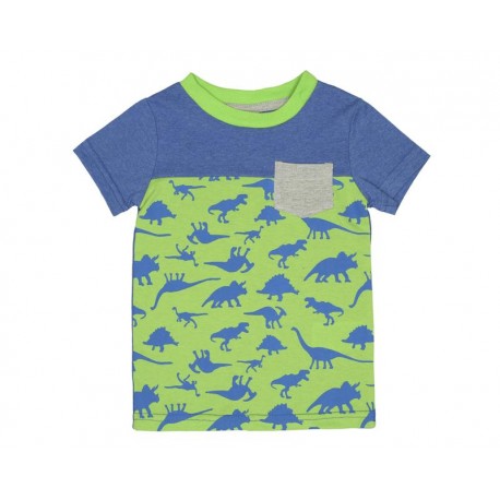 Playera Cuello Redondo Verde marca Grafito Baby para Bebé Niño-TodoenunLugar-sku: 510158