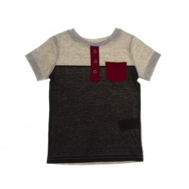 Playera Cuello Redondo Gris marca Baby Colors para Bebé Niño-TodoenunLugar-sku: 503118