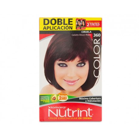 Tinte para Cabello  Xiomara Nutrint 360 Ciruela-TodoenunLugar-sku: 759950