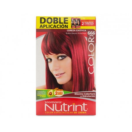 Tinte para Cabello  Xiomara Nutrint 666 Cereza Exótico-TodoenunLugar-sku: 759949