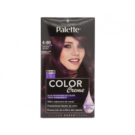 Tinte para Cabello Color Creme Palette Violeta Rojizo-TodoenunLugar-sku: 701765