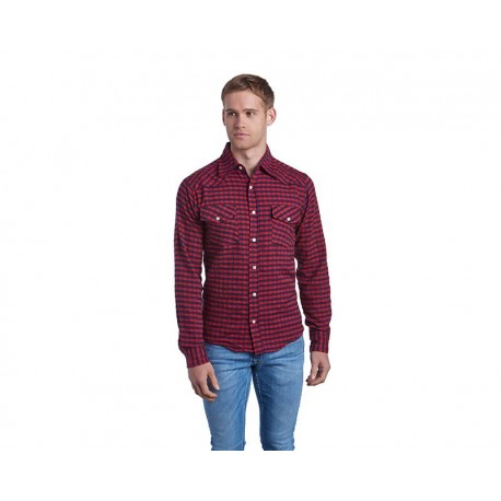 Camisa Estampada Roja marca Refill para Hombre-TodoenunLugar-sku: 179212