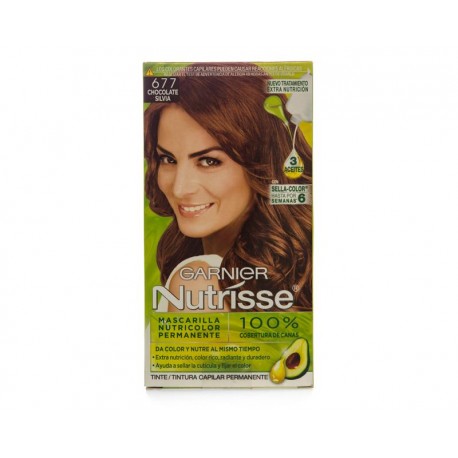 Tinte para Cabello Nutrisse Garnier 677 Chocolate Silvia-TodoenunLugar-sku: 726233