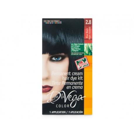 Tinte para Cabello D de la Vega 2.8 Negro Azulado-TodoenunLugar-sku: 715477