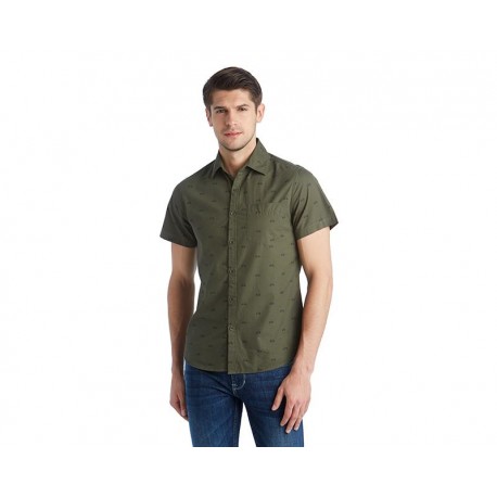 Camisa Manga Corta Verde marca Thinner Men para Hombre-TodoenunLugar-sku: 170582