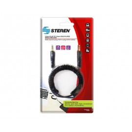 Cable Auxiliar Steren Tipo Espiral de Plug 3.5 mm-TodoenunLugar-sku: 216718