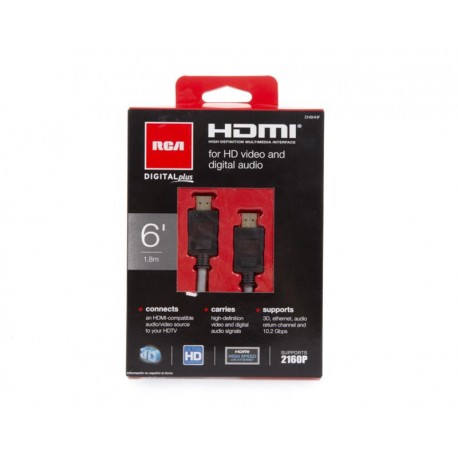 Cable HDMI RCA Dh6hhf Gris-TodoenunLugar-sku: 261371