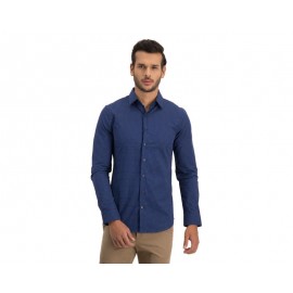 Camisa Manga Larga Azul marca Thinner Men para Hombre-TodoenunLugar-sku: 110245