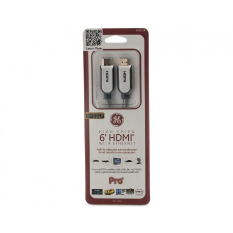 Cable HDMI GE 24201 Blanco-TodoenunLugar-sku: 290705