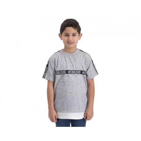 Playera Gris marca Neo*City para Niño-TodoenunLugar-sku: 264955