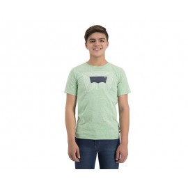 Playera Cuello Redondo Verde marca Levi´s Juvenil-TodoenunLugar-sku: 203106