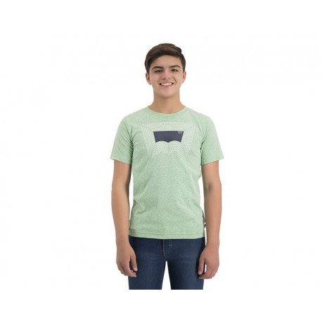 Playera Cuello Redondo Verde marca Levi´s Juvenil-TodoenunLugar-sku: 203106