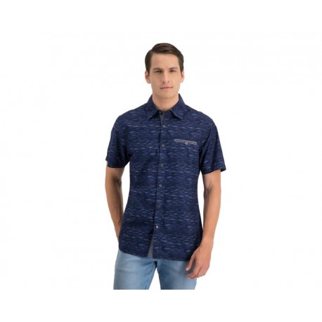 Camisa Manga Corta color Azul marca Thinner Men para Hombre-TodoenunLugar-sku: 170247