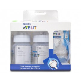 Set de Biberones marca Avent 9 oz 4 Piezas-TodoenunLugar-sku: 505875