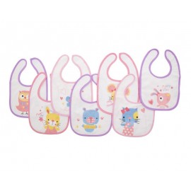 Set de 7 Baberos marca Baby Colors para Bebé Niña-TodoenunLugar-sku: 503497