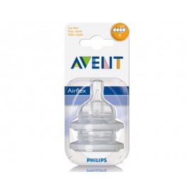 Set de Mamilas marca Avent Flujo Rápido 2 Piezas-TodoenunLugar-sku: 582050