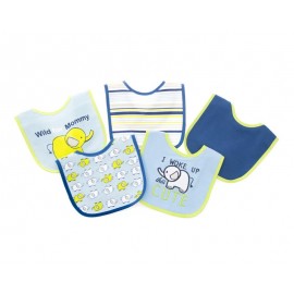 Set de 5 Baberos Baby Colors para Bebé Niño-TodoenunLugar-sku: 500456