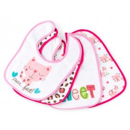 Set de Baberos Baby Colors Rosa-TodoenunLugar-sku: 501326