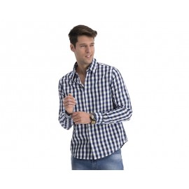 Camisa Manga Larga color Azul marca Wallstreet para Hombre-TodoenunLugar-sku: 179650