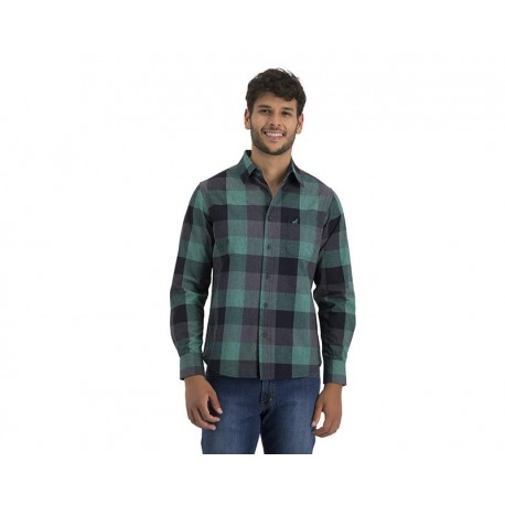 Camisa Manga Larga Estampada marca Refill para Hombre-TodoenunLugar-sku: 175066