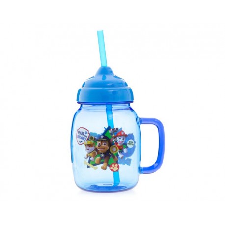 Vaso con Popote Paw Patrol Azul-TodoenunLugar-sku: 509618