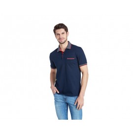 Playera tipo Polo Azul marca Refill para Hombre-TodoenunLugar-sku: 174237