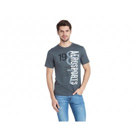 Playera Cuello Redondo Gris marca Refill para Hombre-TodoenunLugar-sku: 142099