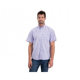 Camisa Manga Corta Lila marca Lucky Star para Hombre-TodoenunLugar-sku: 102259