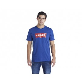 Playera Cuello Redondo Azul marca Levi´s para Hombre-TodoenunLugar-sku: 112753