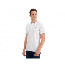 Playera tipo Polo Blanca marca Amazon para Hombre-TodoenunLugar-sku: 182522