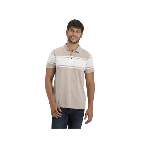 Playera tipo Polo Café marca Thinner Men para Hombre-TodoenunLugar-sku: 102426