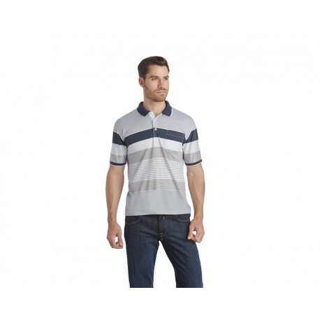 Playera tipo Polo Gris marca East River para Hombre-TodoenunLugar-sku: 152762