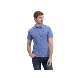 Playera tipo Polo Azul marca Refill para Hombre-TodoenunLugar-sku: 101609