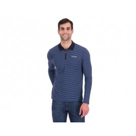 Playera Tipo Polo Azul marca Wallstreet para Hombre-TodoenunLugar-sku: 109836