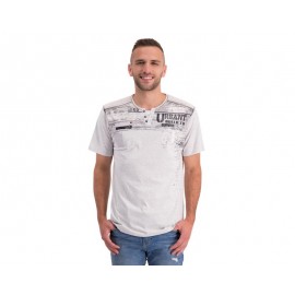 Playera Cuello Redondo Gris marca Urbant Star para Hombre-TodoenunLugar-sku: 109349