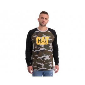 Playera Cuello Redondo Camuflada marca CAT para Hombre-TodoenunLugar-sku: 109535