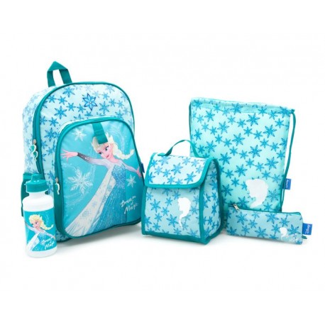 Set de Mochilas Disney Frozen Verde-TodoenunLugar-sku: 710398