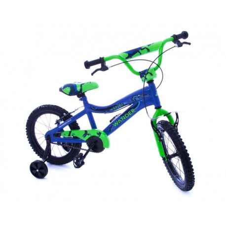 Bicicleta Infantil Raptor R16 color Azul/Verde-TodoenunLugar-sku: 546143