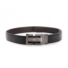 Cinturón de Vestir Negro/Café marca Wallstreet Collection para Hombre-TodoenunLugar-sku: 124887